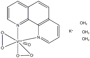 bpV(phen) trihydrate  Structure